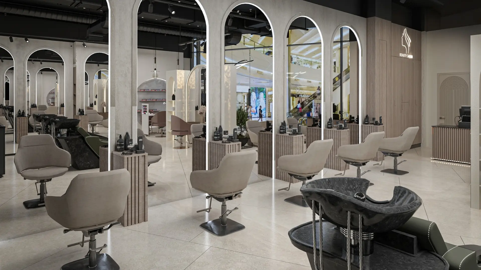 Beauty Salon Fitout Work