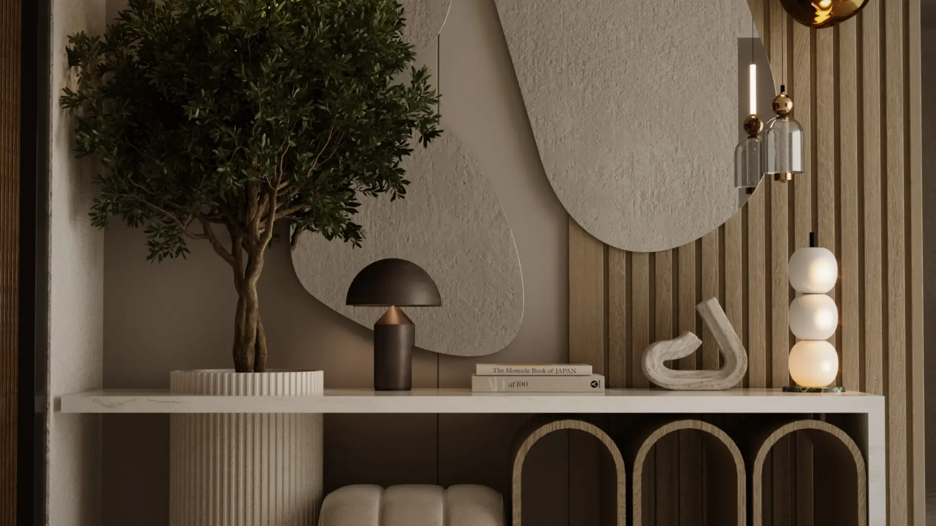 Villa Entrance Interior Design Dubai