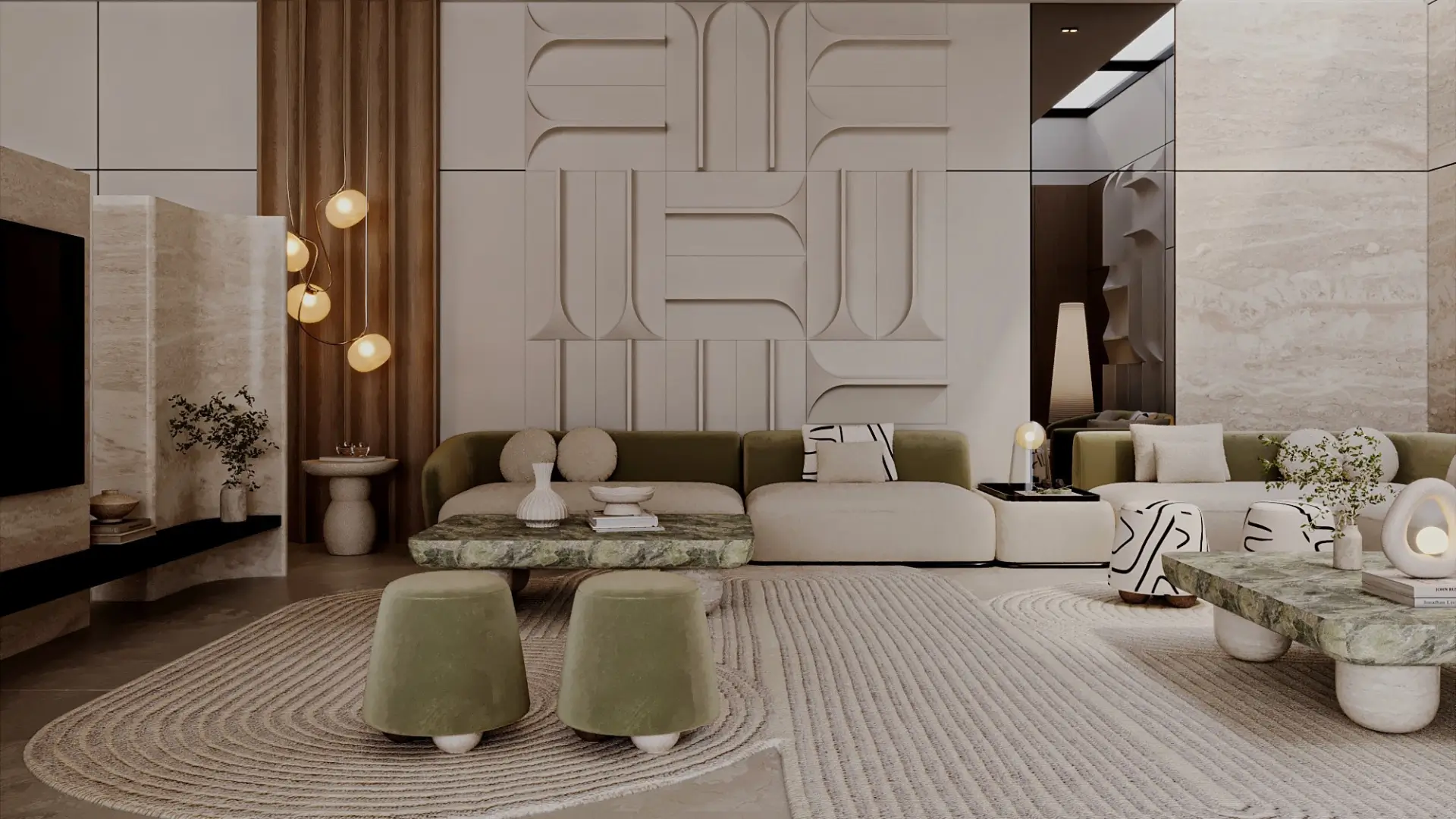 Villa Interior Design for Living Room in Dubai